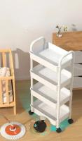 Carrito De Cocina Multifuncional Con Ruedas Organizador De Almacenamiento Para El Hogar Estante Móvil Accesorio Doméstico - details 8