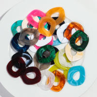10pcs Cuentas De Acrylico En Forma De Cuadrado Grande Para Hacer Pulseras Collares Y Aretes DIY Accesorios De Joyería - details 7