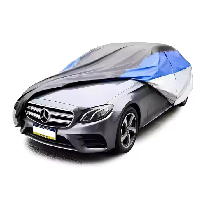 Cubierta de coche para coche de invierno y verano compatible con berlinas, convertibles hasta 4.72 m, cubierta de coche, garaje, interior, exterior, VW N / - 1