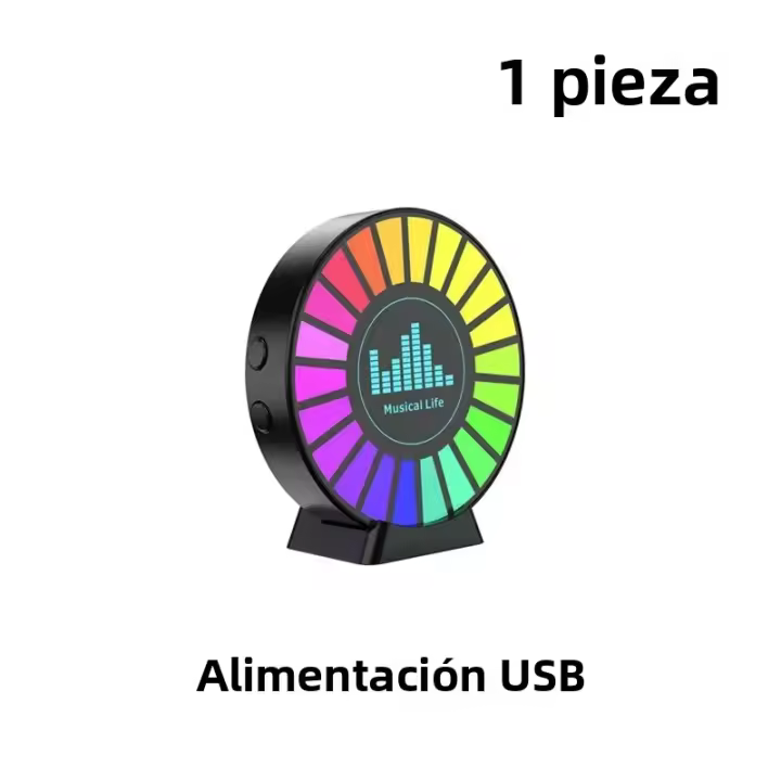 Lámpara De Aromaterapia Magnética Recargable Con Luz RGB Colorida Para Ventilador De Coche O Habitación Lámpara Ambiental De Noche Rechargeable Para Decoración De Coche Y Habitación - 1