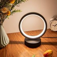 Lámpara De Escritorio Creativa Estilo Nórdico Con LED Y Hierro Fundido Tres Tonos 5VUSB Plug Para Dormitorio Y Estudio - details 5