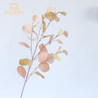 1PC Hojas De Árbol De Otoño Artificiales Para Decoración De Boda Y Hotel Eucalipto Y Manzana Simulación De Hojas De Planta Artificial De Seda - details 9