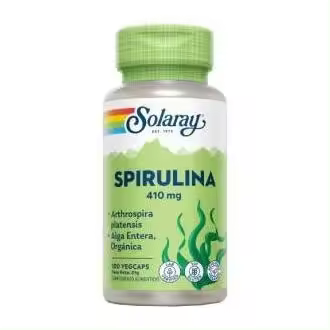 Solaray Spirulina 410Mg 100Comp - 1