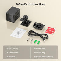Cámara De Seguridad Wifi Mini Con Tarjeta TF Ultra HD Vigilancia Cámara De Video IP Con Batería De 2800 mAh Intercomunicador De Voz Low Power CCTV Para Interior - details 1