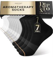 Calcetines de algodón para hombres y mujeres, calcetines deportivos con soporte de arco, aroma aromático, ideales para senderismo y correr - details 0