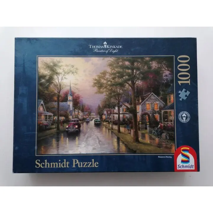 Schmidt Puzzle 57757 Hometown Morning Thomas Kinkade Painter of Light, 1000 piezas - 1