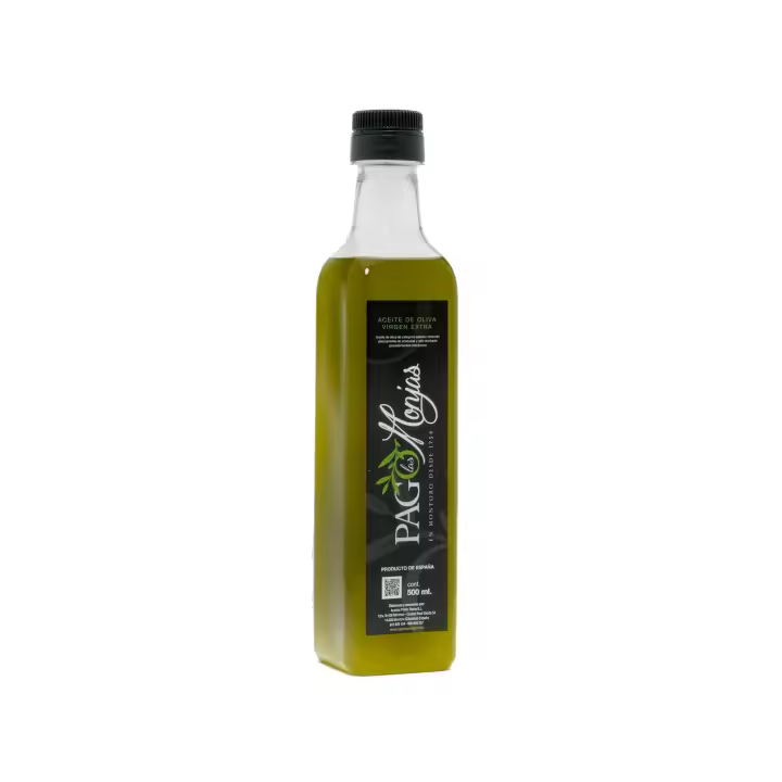 Aceite de Oliva Virgen Extra 500ml - Pack 20 Botellas de Aceite de 0,5 litros - Pago Las Monjas - 1