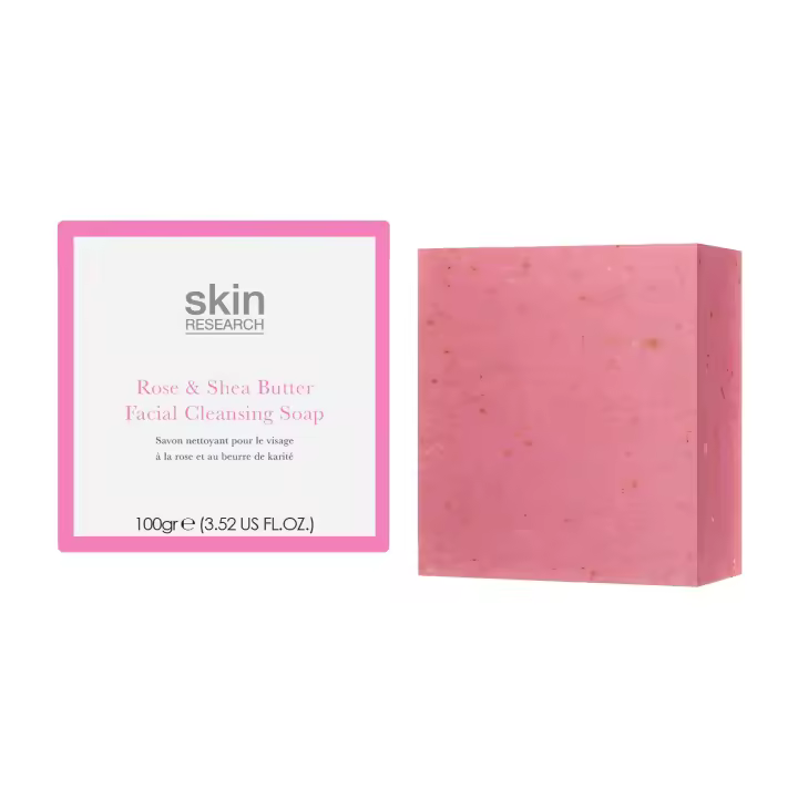 Skin Research Jabón Limpiador Facial Rosa de Provenza 100g - 1