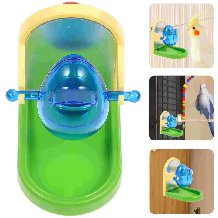 Juguete De Entrenamiento Para Aves Perro De Plástico Dispensador De Alimentos Interesante Para Papagayo Juguete De Juego Y Diversion - 1