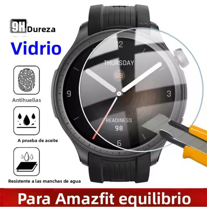 Protector De Pantalla De Vidrio Templado Para Amazfit Balance 1-4PCS Anti-Arañazos HD Film Protectora Para Reloj - 1