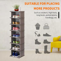 Organizador De Zapatos Metálico Plegable Multi Capas Ajustable Para Guardarropa Economiza Espacio Para Dormitorio - details 1