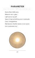 Lámpara De Pared LED Moderna Para Interior 110V-220V Decoración De Hogar Iluminación Para Dormitorio Sala De Estar Cocina Estudio Pasillo Balcón - details 1