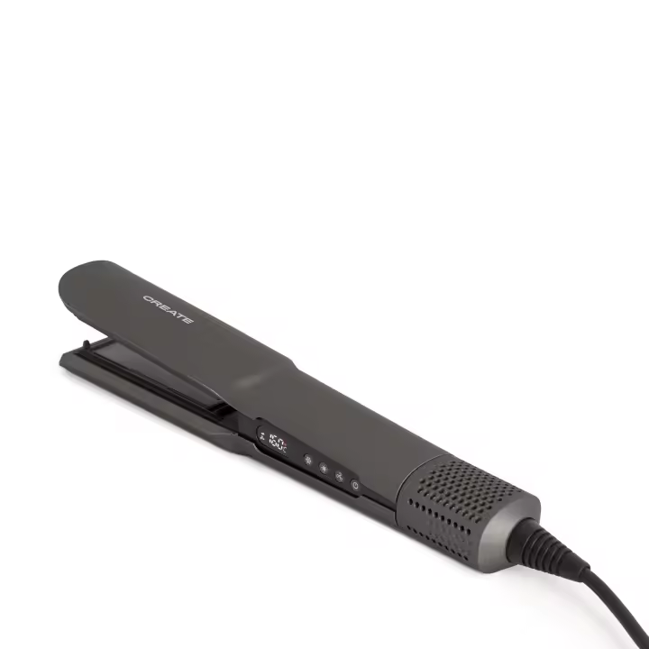 CREATE - Plancha secador iónico 2 en 1 para pelo mojado o seco con revestimiento cerámico 90ºC -160ºC - CERAMIC AIR STYLER DUAL - 1