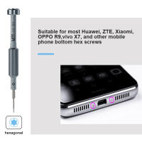 Set De Destornilladores Preciso MaAnt MY-901 Para Reparación De Teléfonos Con Cabezas Pentágonas Y0.6 T2 Y Absorción Magnética Fuerte Incluye Mango - details 4