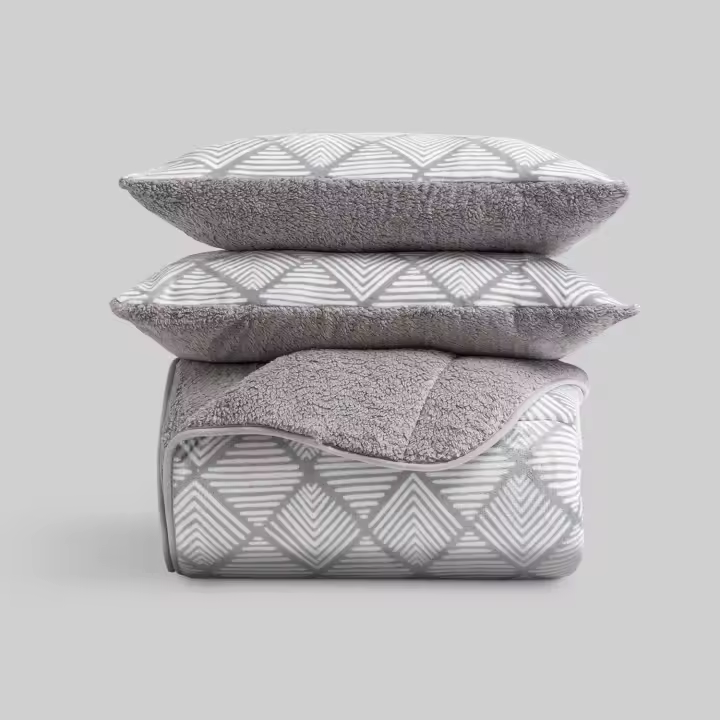 Llartextil Edredón Confort Karamelo Sharpei Sandra | Tejido Flannel 180gr | Relleno de Fibra Hueca | Sherpa Borreguito - 1