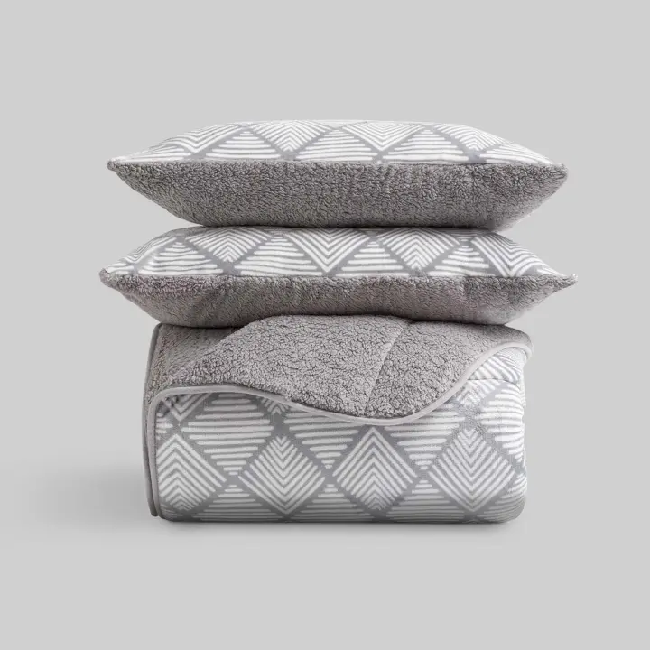 Llartextil Edredón Confort Karamelo Sharpei Sandra | Tejido Flannel 180gr | Relleno de Fibra Hueca | Sherpa Borreguito - 1