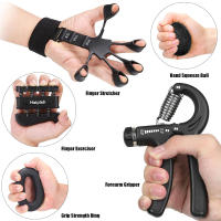 Entrenador De Fuerza De Mano Ajustable De 5-60Kg Con Exercitador De Dedos Para Construcción Muscular Y Recuperación De Lesiones - details 0