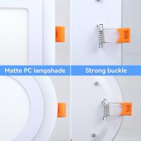 Lámpara De Techo LED Doble Color Moderna Para Decoración De Hogar Sala De Estar Baño Iluminación Interior Luz Panel LED - details 3