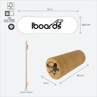 IBOARDS Snow – Balance Board skate/snow, madera PEFC, rodillo corcho, coordinación - details 0
