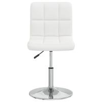 vidaXL Sillas de comedor 2 unidades cuero sintético blanco - details 2