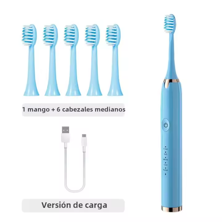 Toothbrush Eléctrico Tongwode Limpieza Oral Inteligente Recargable Inalámbrico Ultrasonido Automático Para Adultos Con 5 Modos De Limpieza Tiempo De Carga 2 Horas IPX7 - 1