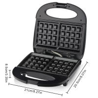 Mini Horno Eléctrico Multifuncional Para Galletas Y Sándwiches Antiadherente Para Desayuno En Casa Máquina De Hornear Postres - details 12