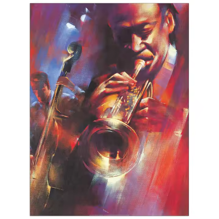Panel decorativo, listo para colgar. VEGA - Hot Jazz - Cm 60x80 - 1