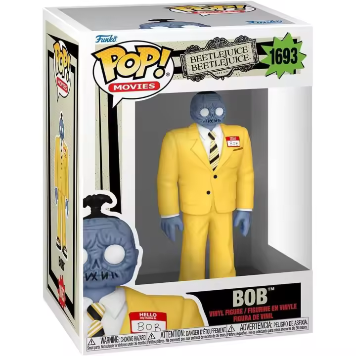 Funko Pop! Movies: Beetlejuice Beetlejuice - Bob Figura de Coleccionista de la Película Beetlejuice - 1