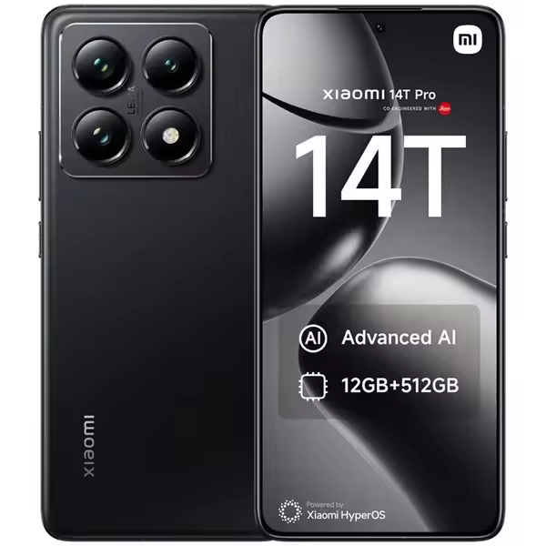 Xiaomi 14T Pro 12-512GB 5G Titan black EU - 1