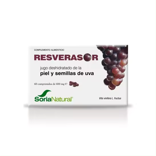 Soria Natural Resverasor 60comp - Salud Cardiovascular - Antioxidante - 1