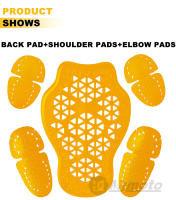 Protección Para Moto CE Nivel 2 Certificada Insertos Universales De Guardia Protectora Para Espalda Codos Y Hombros Para Chaqueta De Moto - details 7