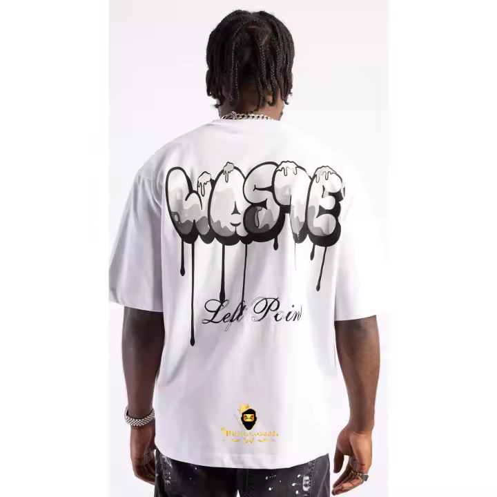 Camiseta Left Point Blanca Waste  Hombre Primavera Verano - 1