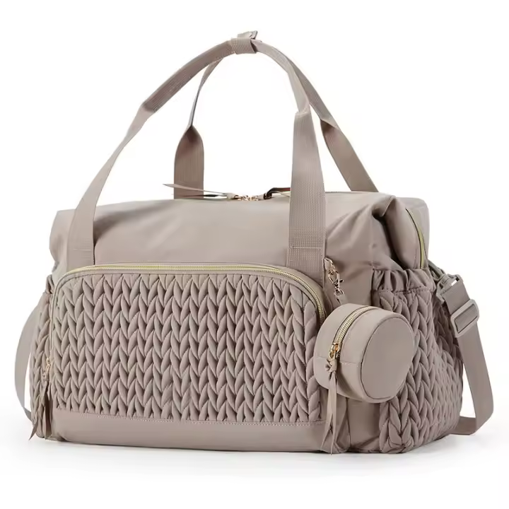 Bolsa de pañales para bebé, bolso de mano de gran capacidad, Bolsa de pañales de viaje, Bolsa de hospital para Nacimiento con Bolsa para Chupete - 1