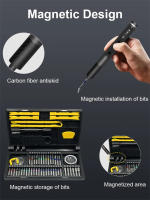 Juego De Destornilladores Eléctricos Inalámbricos Con Luz LED Y Bits Magnéticos 5 Configuraciones De Torque Herramienta De Reparación Recargable Para DIY En El Hogar - details 1
