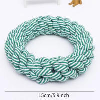 Juguete Para Perros Mordedor De Algodón Resistentes Para Pequeños Y Medianos Canes Juguete Molar De Lino Para Masticar - details 2