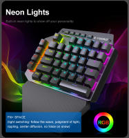 Teclado Mecánico De Juego E-YOOSO K700 RGB Con Switches Rojos Y Cableado 44 Teclas Programables One-handed Para PC Y Laptop - details 3