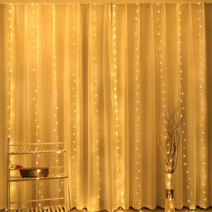 Luces LED Para Decoración Navideña Control Remoto USB 3/4/6M Guirnalda De Boda Luces De Tejado Luz De Bulbo Encantador Para Dormitorio - 1