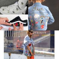 Parches bordados con diseños variados para planchar o coser para mochilas, chaquetas o prendas de ropa (40 unidades) - details 1