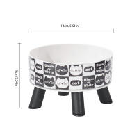 Tazón De Gato De Acero Inoxidable Con Diseño Elevado Antideslizante Y Preventa De Derrames Tazón De Agua Para Perros Y Gatos Con Forma Alta - details 3