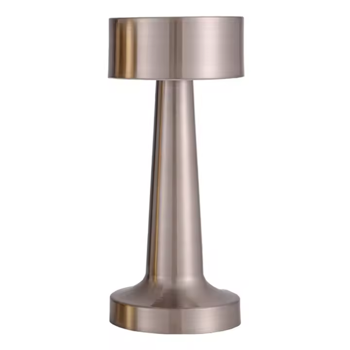 Lámpara De Mesa Retro Con Toque Metálico Recargable LED Para Decoración De Bar Coffee Table Restaurante Dormitorio Luz Nocturna - 1