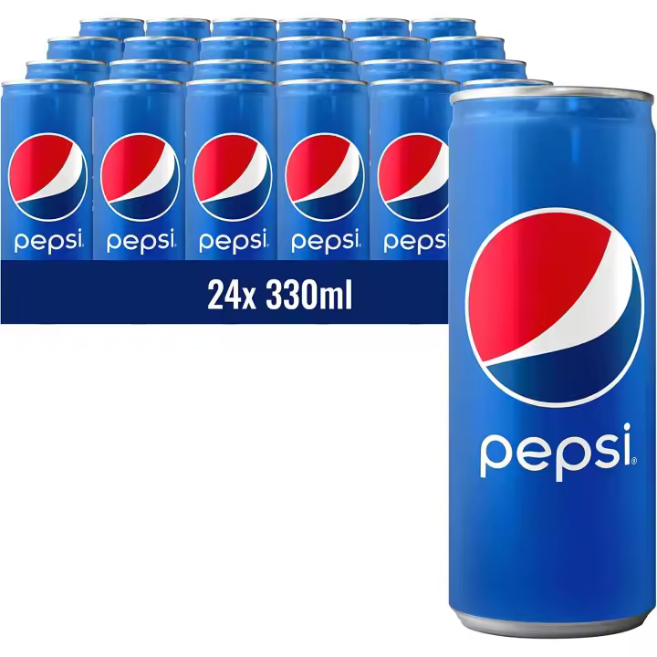 Pack 24 Pepsi Cola 33cl lata - 1
