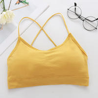 Top Deportivo Para Mujer Con Tirantes Cruzados Push up Yoga Gimnasio Crop Top Fitness Transpirable Beauty Back Brassiere - details 12