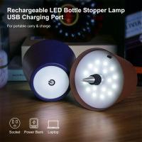 Lámpara De Vino LED Sin Cable Portátil Luz De Ambiente Para Mesa Lámpara De Escritorio Creativa Con Toque Recargable - details 10