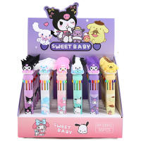 Sanrio Pluma De Punto De Sombra 0.7mm 10 Colores Kuromi Hello Kitty Cinnamoroll Estuche De 18/36 Piezas Material Plástico Para Estudiantes Y Escuela - details 7