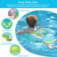 Anillo de natación para bebés Swimbobo, anillo de natación para niños, anillo de natación para axilas, protección solar, bola flotante azul - details 6