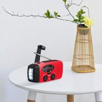 Radio de emergencia/radio de manivela con células Solares, linterno y Alimentación. - details 3