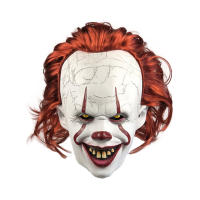 Máscara De Payaso Malvado Pennywise Disfraz De Horror Para Fiesta De Halloween Carnival Latex Inalámbrico Para Adultos Unisex - details 5