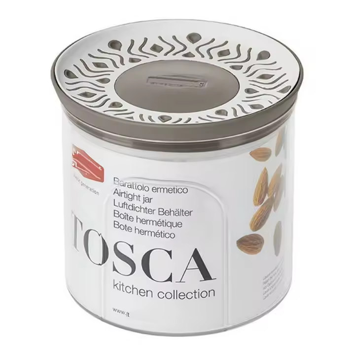 Bote Stefanplast STF923 11,7 x 11 x 11,7 cm Beige Plástico 700 ml - 1