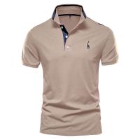 Novedad de verano, polo con solapa de negocios para hombre, top moderno de algodón bordado, talla europea, manga corta de alta gama para hombre - details 12