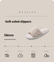 Zapatillas De Hombre Abiertas Antideslizantes Transpirables Para Interior Silenciosas Para Parejas Para Primavera/Otoño - details 3